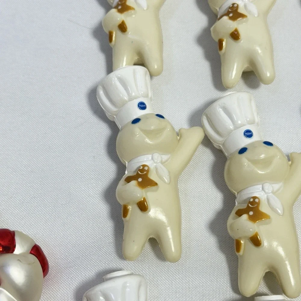 2000 Kurt Alder Polonaise‎ Pillsbury Doughboy Ornament And 10 Light Covers
